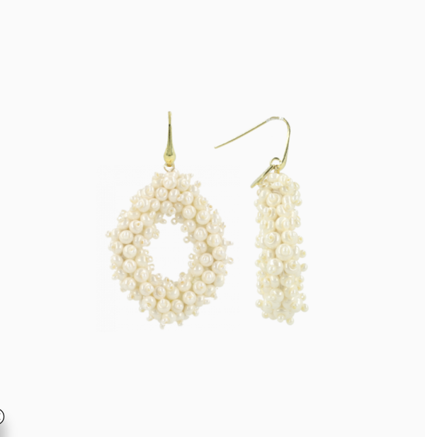 Parel oorbellen Holly Double Stones Glassberry Ace M LOTT.gioielli earring
