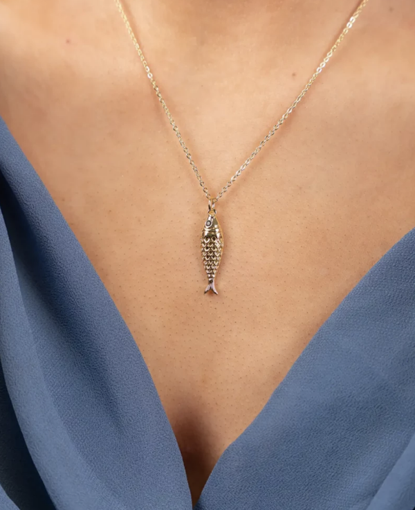 Gouden Ketting Sardine | LOTT.gioielli necklace
