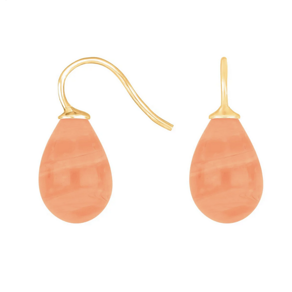 Bohemian quartz glass | Heide H. earrings