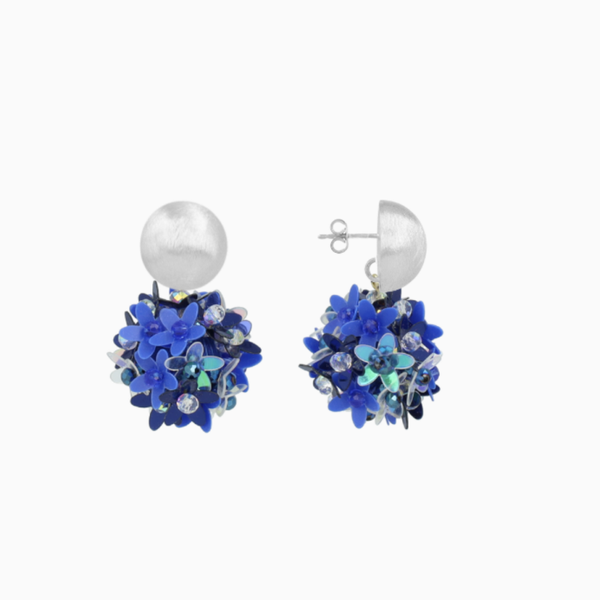 Daisy Sequin Flower Globe S | LOTT.gioielli earrings