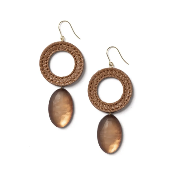 Kano Earpost Rust | Laurence Delvallez earring