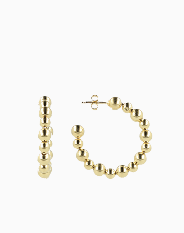Classic oorbellen Creool Ball Irregular S | LOTT.gioielli earring
