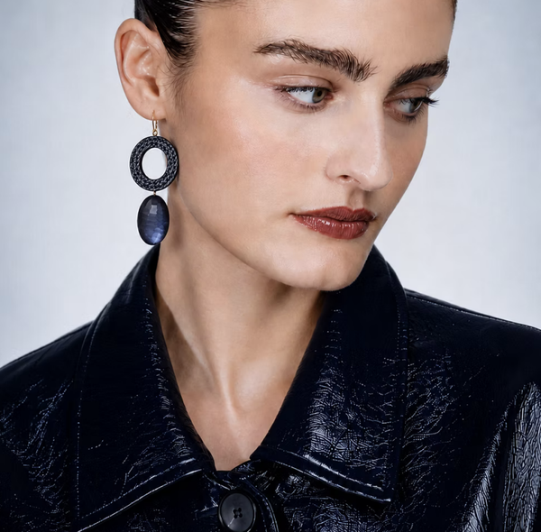 Kano blue |LAURENCE DELVALLEZ earring