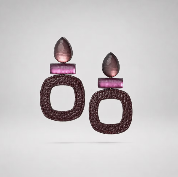 Form bordeaux | LAURENCE DELVALLEZ earring