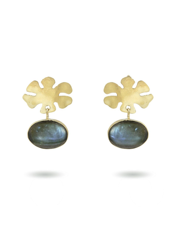 The Botanica - Labradorite | Christine Bekaert earring