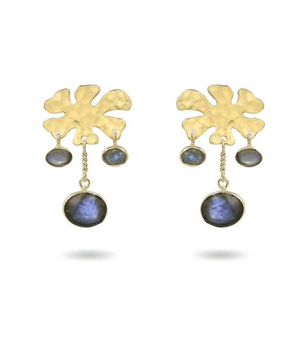 The Dance Earrings - Labradorite | Christine Bekaert earring