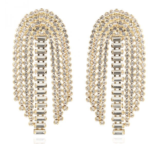 Kristalkleurige Waterfall baguette Veronique | Lott.gioielli