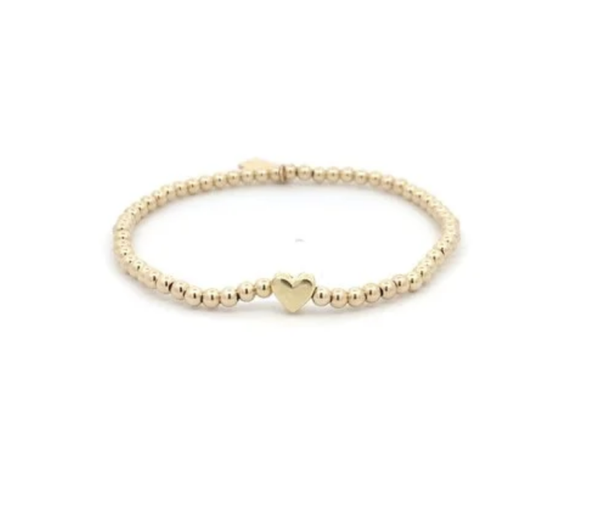 Heart small gold coloured | PScallme