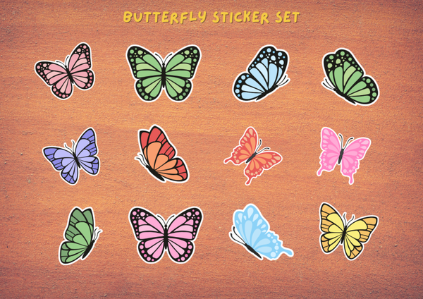 Butterfly Sticker Set
