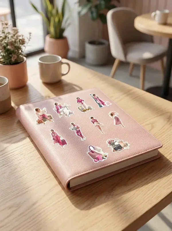 Spring Travel Stickers Set