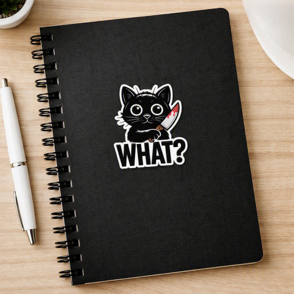 WHAT? Funny Sticker