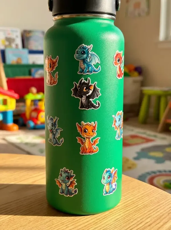 Cute Dragon Stickers Set