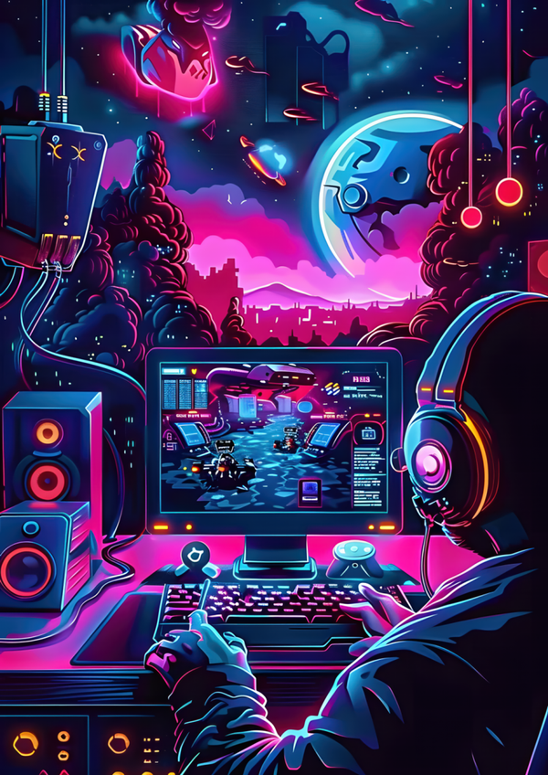 Cyber Gaming Universe Poster