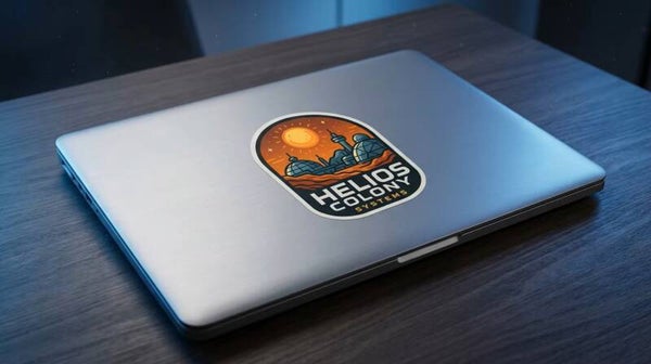 Helios Colony Systems Sci-Fi Sticker