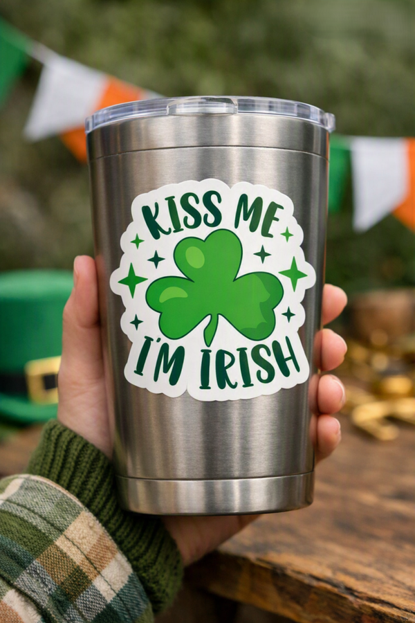 Kiss Me, I'm Irish Sticker