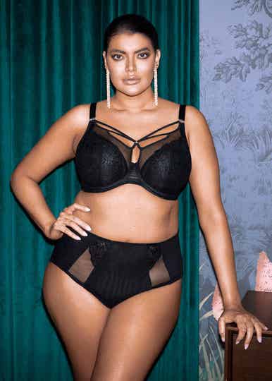 Elomi Brianna Black Plunge Bra