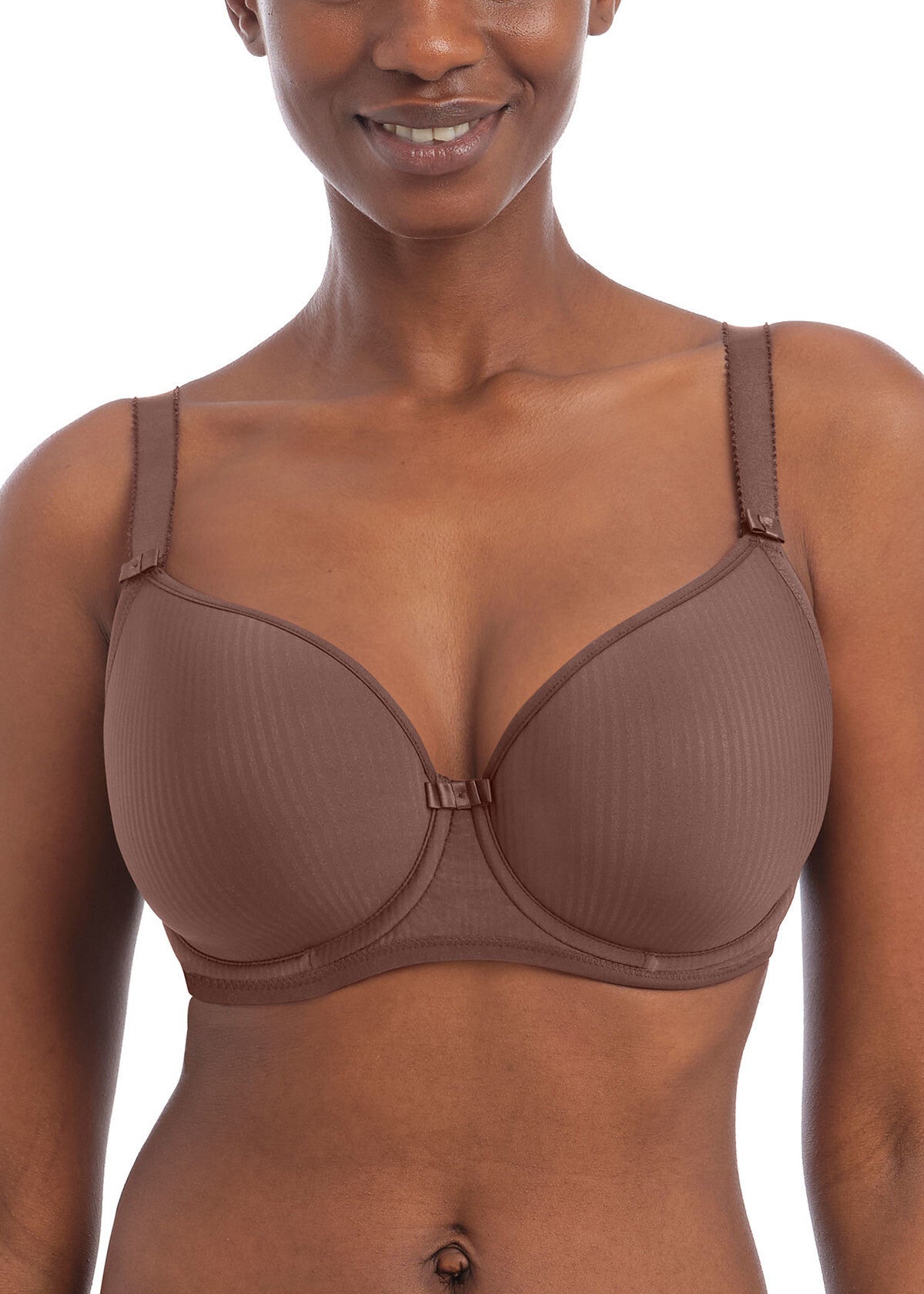 Freya. Idol Coffee Roast Uw moulded Balcony T-shirt Bra
