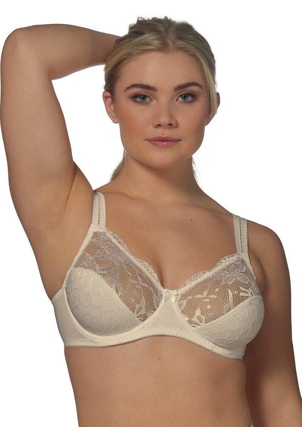 ELBRINA POEDERKLEURIGE KANTEN BEUGEL BH