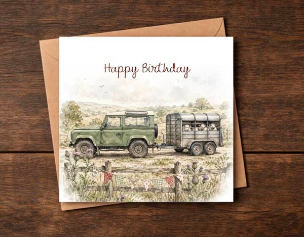 On Our Travels Birthday Card