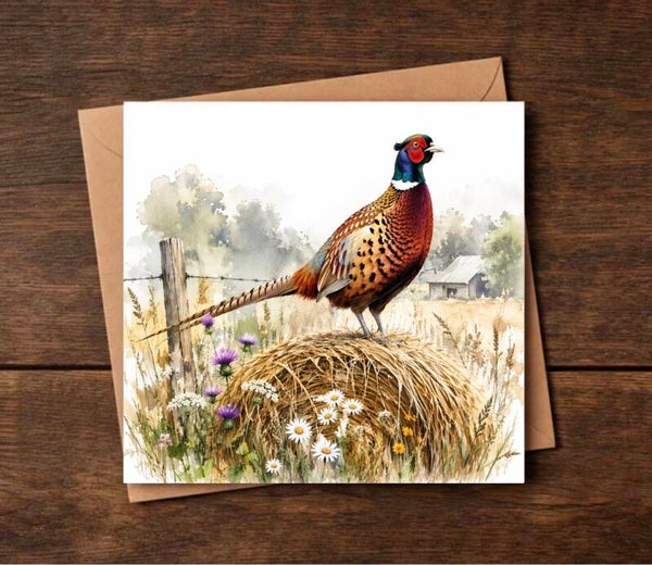 Pheasant Lookout Everyday Card