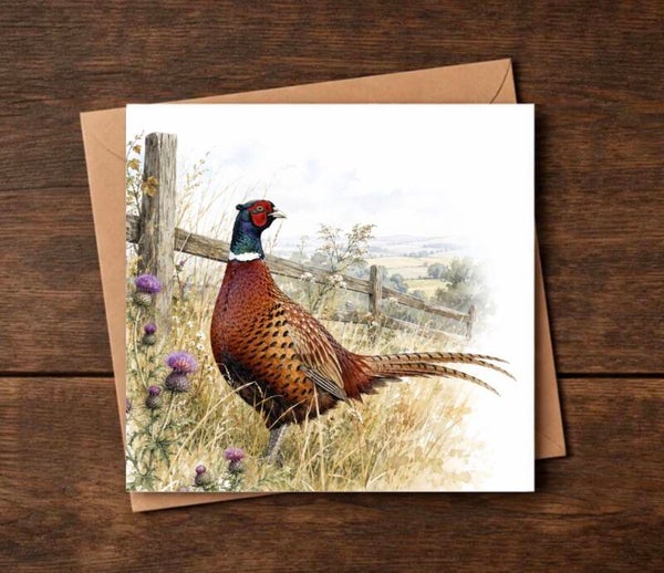 Rustic Pheasant Everyday Card