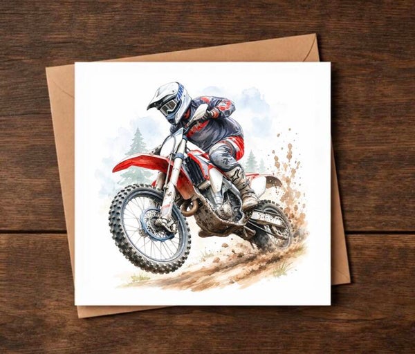 Motorbike Everyday Card