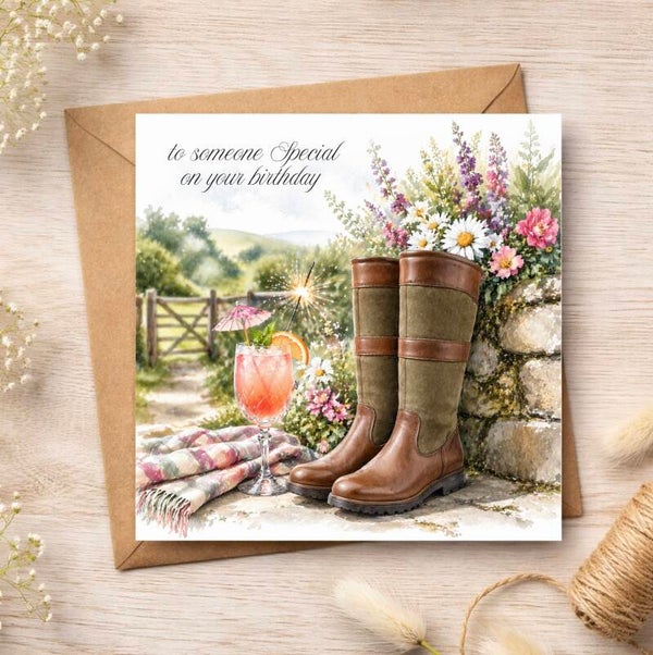 Country Ladies Birthday Card