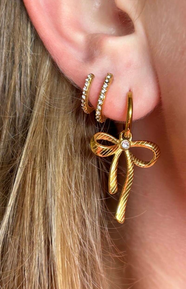 Chic bow oorbellen
