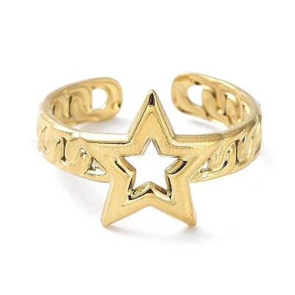 Chunky star ring