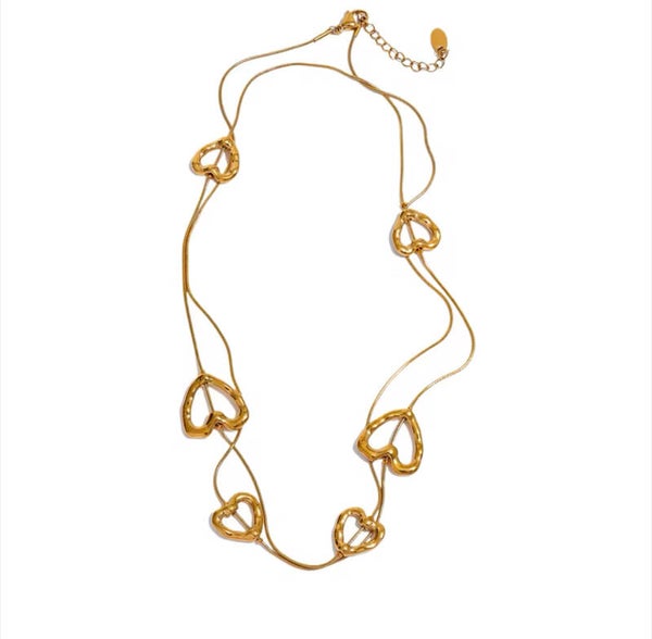 Loving hearts ketting