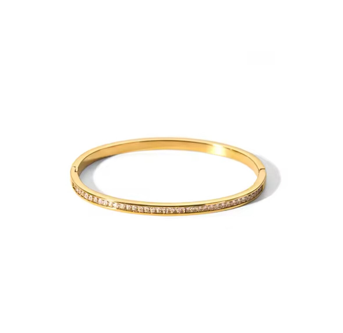 Diamond bangle armband