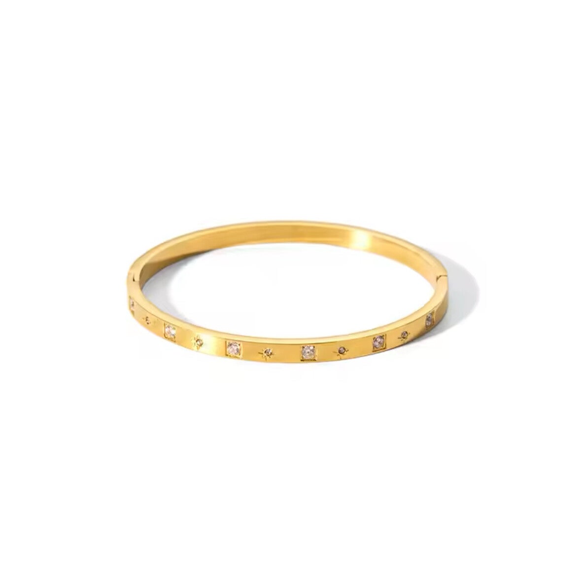 Shiny bangle armband