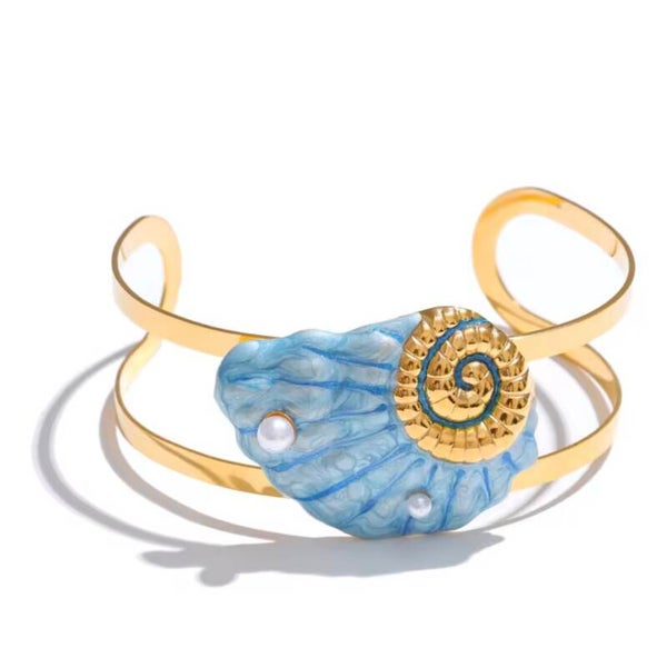 Ocean shell bangle