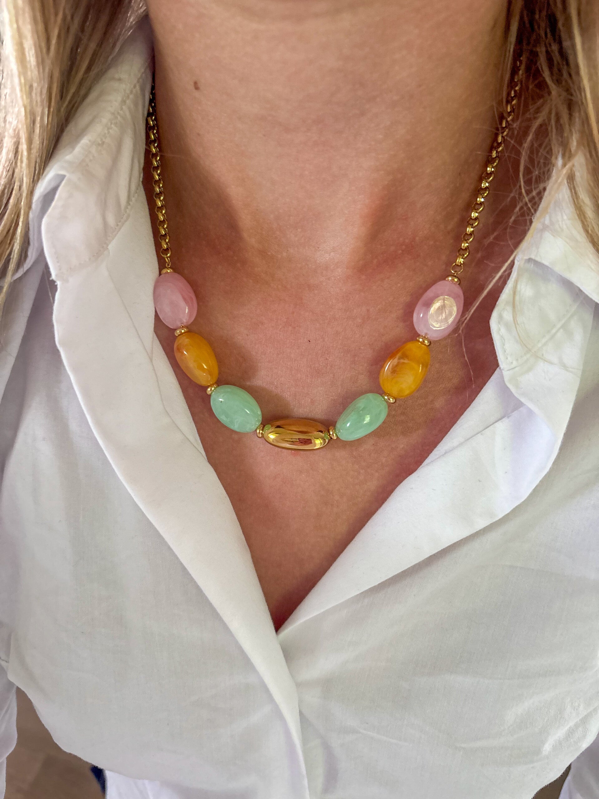 Sunset glow ketting