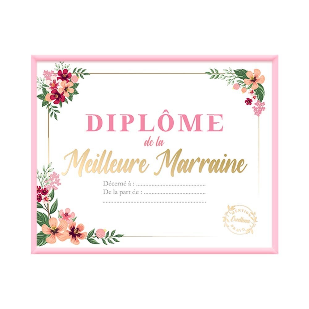 diplome marraine