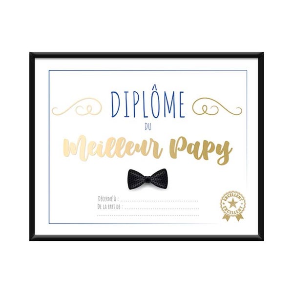 Diplome papy