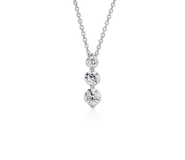 Blue Nile Signature Diamond Cross Pendant