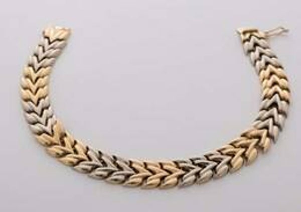 "Chrystel" braclet rose gold 10mm