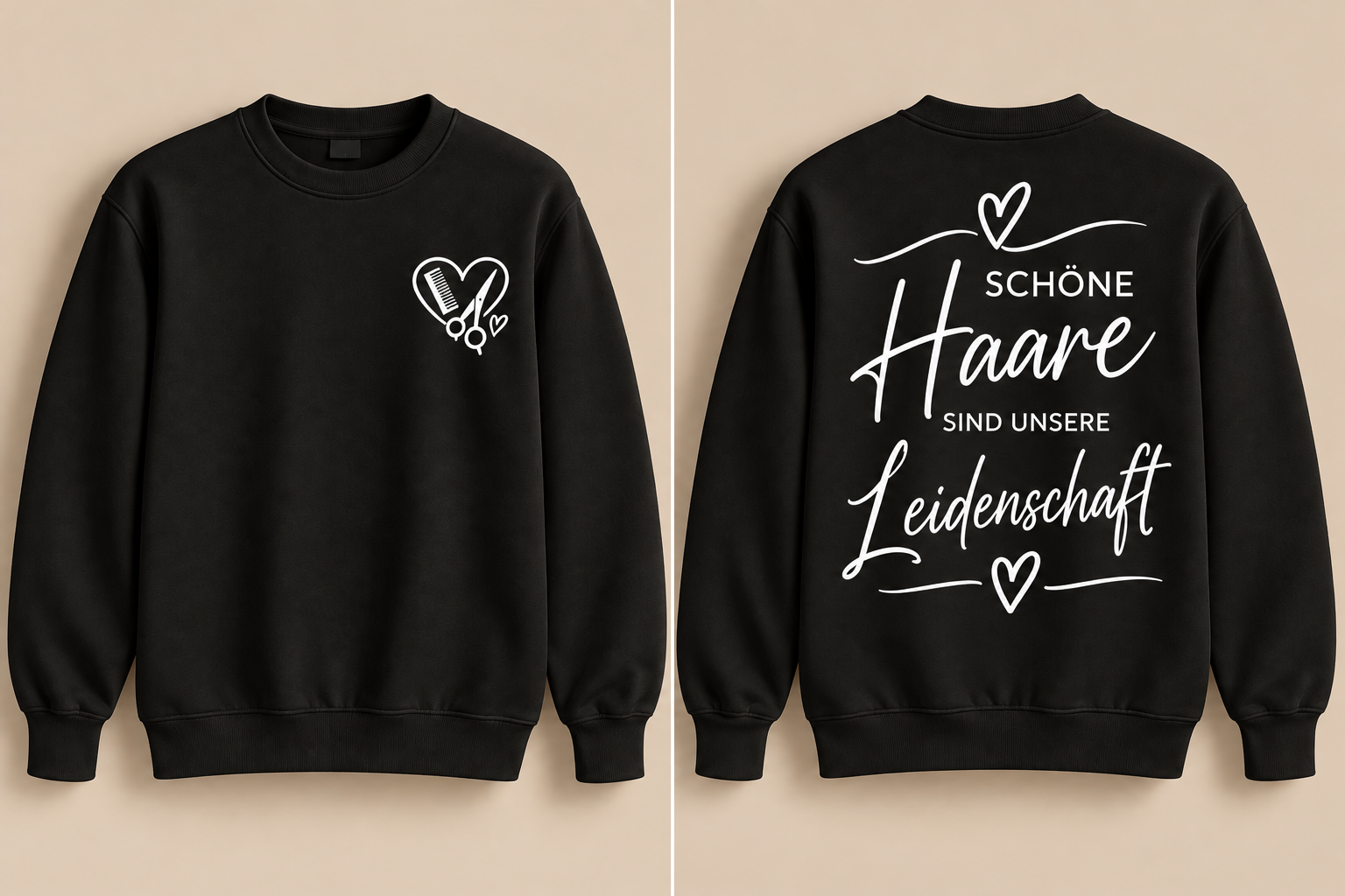 ✂️ Sweater „Schöne Haare sind unsere Leidenschaft“ ❤️ (Unisex)