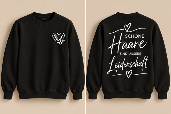 ✂️ Sweater „Schöne Haare sind unsere Leidenschaft“ ❤️ (Unisex)