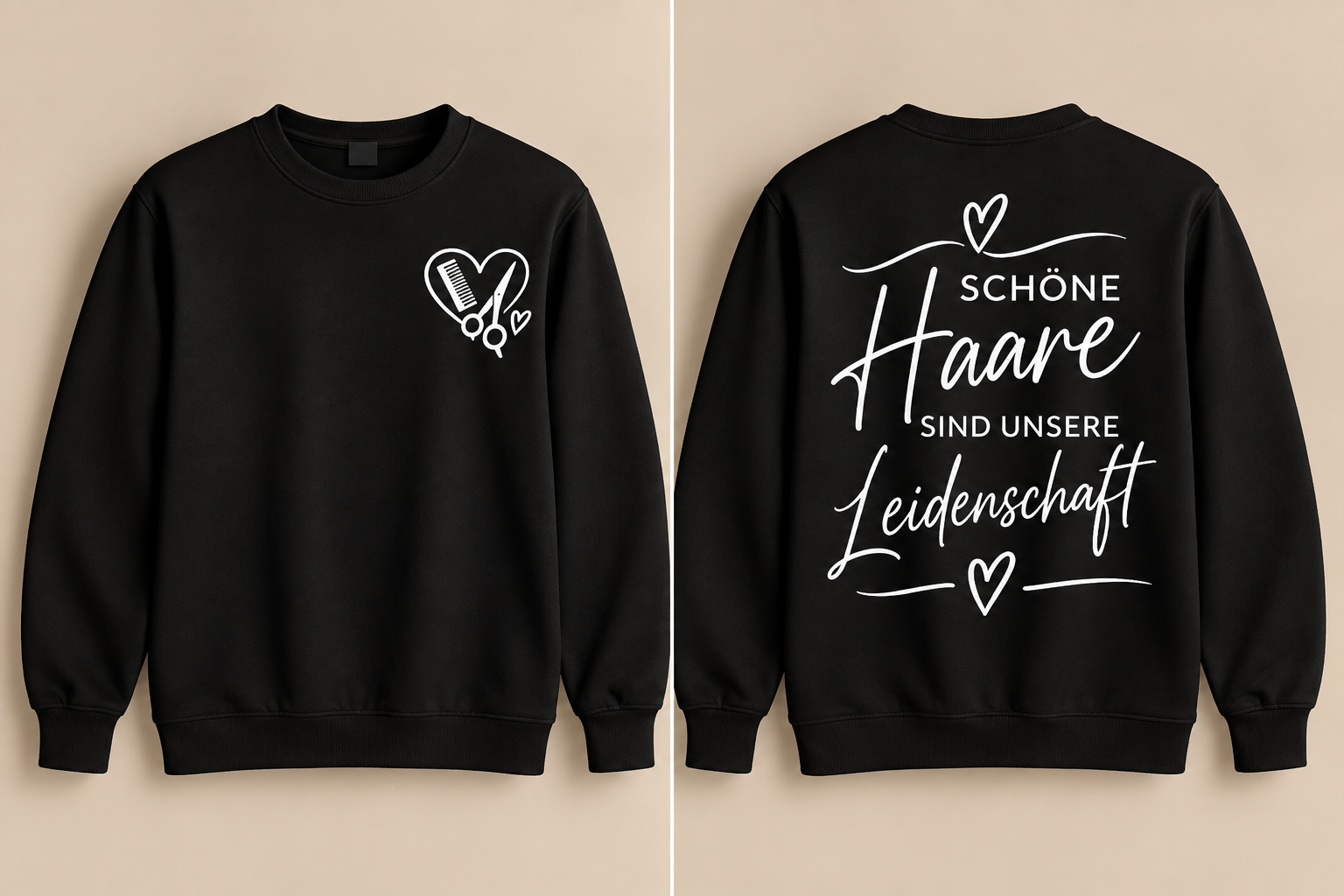 ✂️ Sweater „Schöne Haare sind unsere Leidenschaft“ ❤️ ( Unisex)
