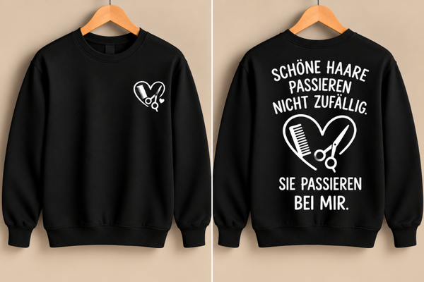 ✂️ Sweater „Schöne Haare passieren nicht zufällig.“ ❤️