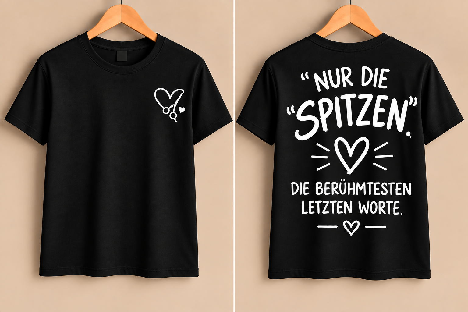 ✂️ T-Shirt „Nur die Spitzen“ 😂❤️ (Unisex)