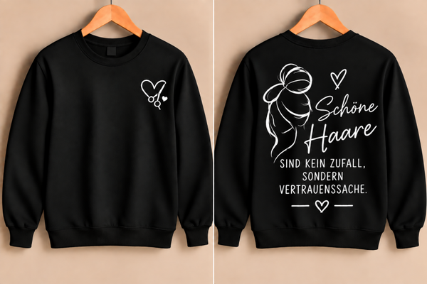 ✂️ Sweater „Schöne Haare sind kein Zufall“ ❤️ Unisex)