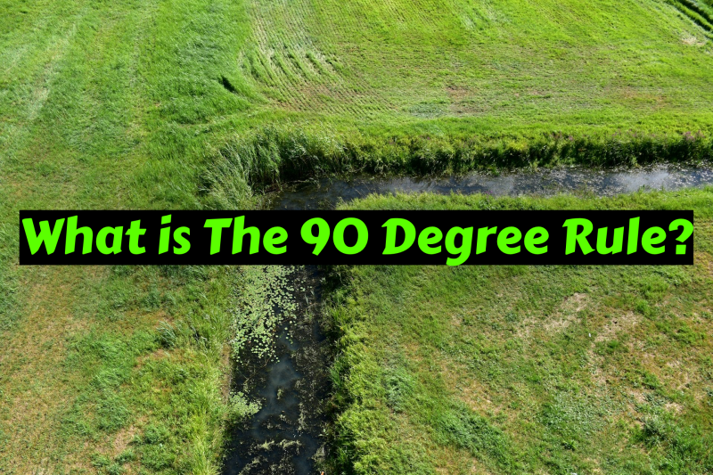 What is the 90 degree rule in golf?  Do I have to follow the 90 degree rule?