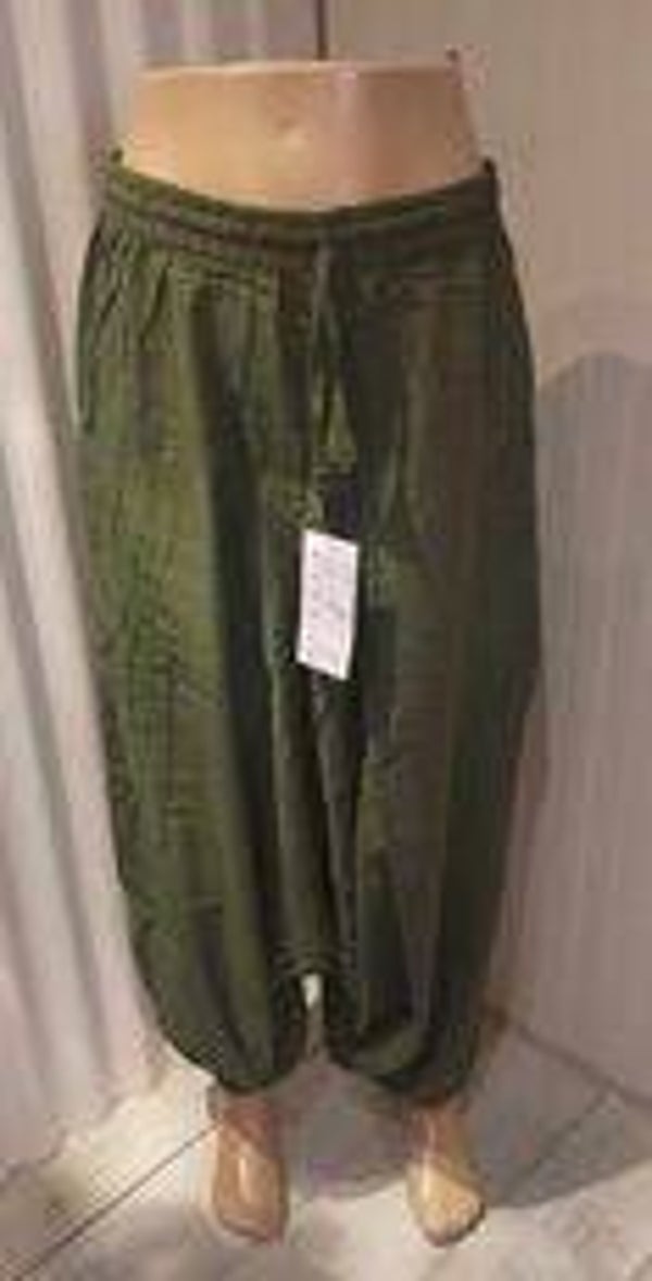 Harembroek groen one size