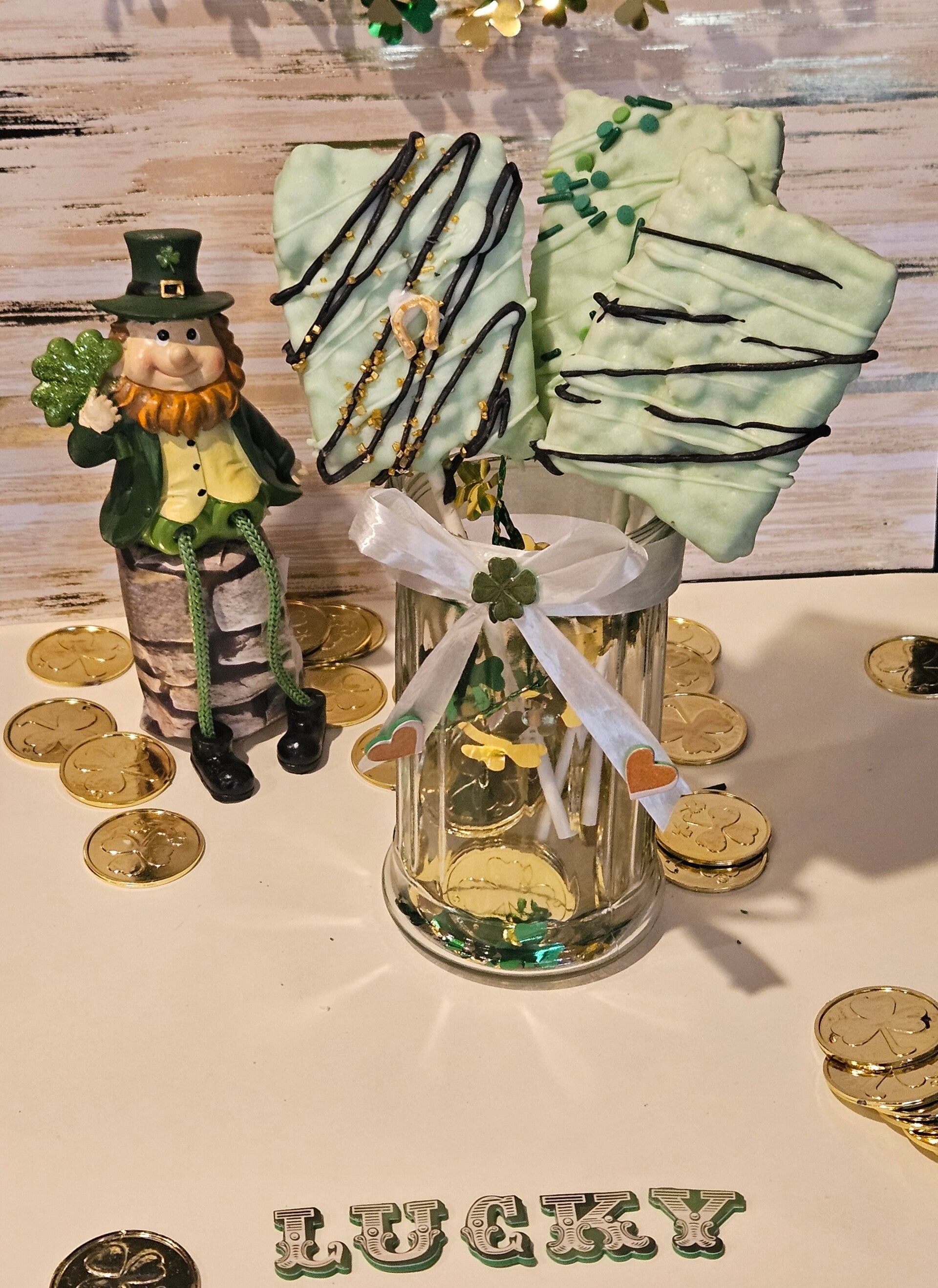 Dipped Rice Krispy Bars