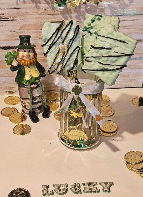 Dipped Rice Krispy Bars