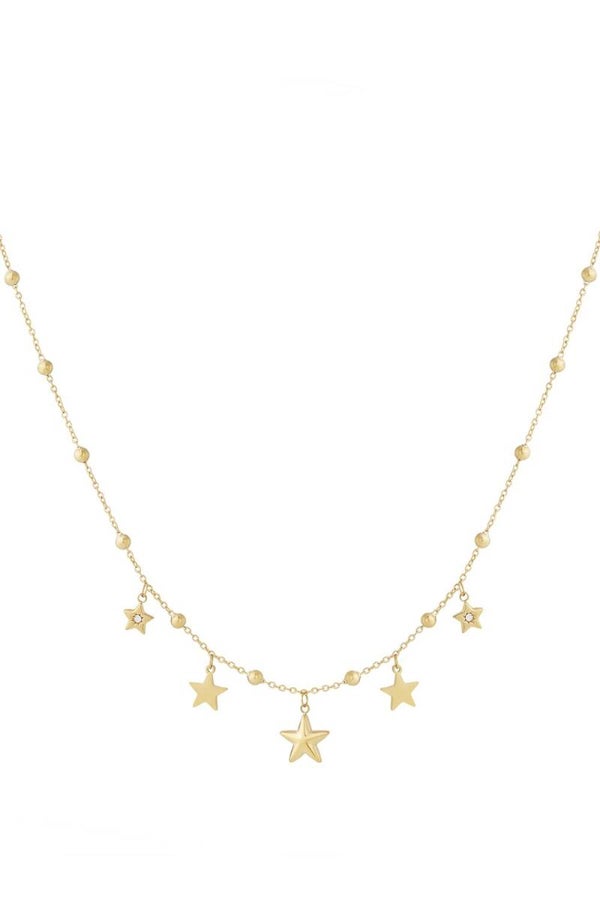 Ketting 'starlight' goud