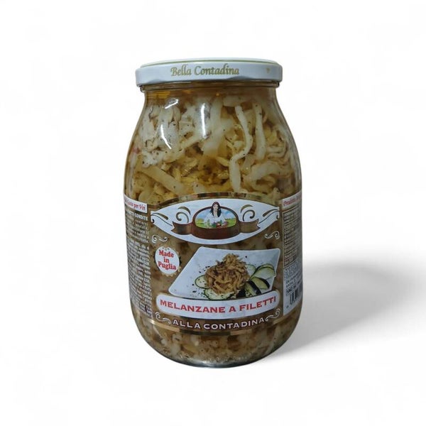 Melanzane a filetti alla contadina in vaso da 1062 ml
